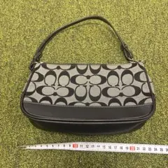 コーチ ワンショルダーバッグ シグネチャー ミニバッグ ネイビー 6023 