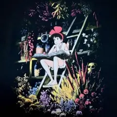 魔女の宅急便 キキ&ジジ　Lサイズ　ブラックのサムネイル
