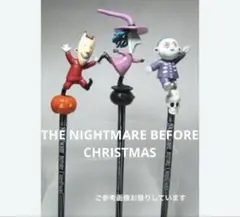 ナイトメアー・ビフォア・クリスマス フィギュア pencil 鉛筆 3本セット