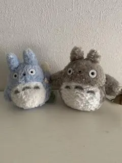 トトロ ぬいぐるみセット 青 灰色