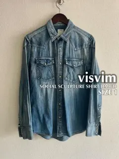 visvim SOCIAL SCULPTURE SHIRT DMGD サイズ