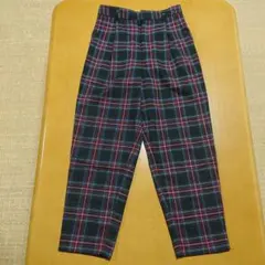 ＧＵ レディース チェック柄パンツ