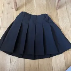 GLOBAL WORKブラックプリーツスカート 130サイズ