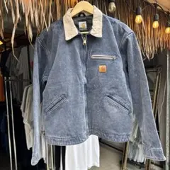 Carhartt デニムブルーJ97 デトロイトジャケット　ペトロール　Mのサムネイル