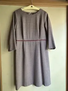 極美品　NEW YORKER　ニューヨーカー　清楚　ワンピース　千鳥柄　９AR