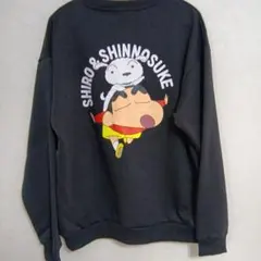 クレヨンしんちゃん　　スウェット ブラック　L