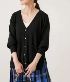 Sonny Label シルク混ミディ丈カーディガン