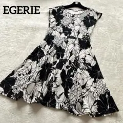 美品✨EGERIE PARIS フランス製 花柄 フレアワンピース