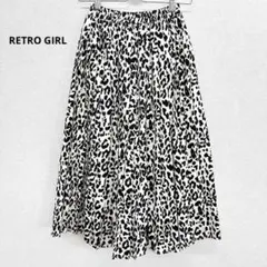 レトロガール RETRO GIRL レオパード柄プリーツスカート