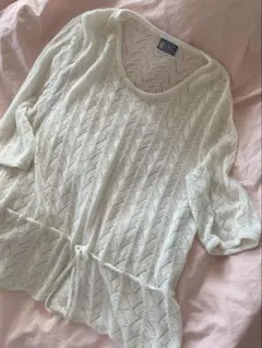 vintage 半袖ニット