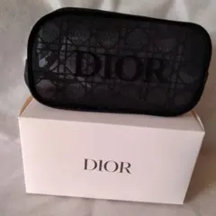 Dior ブラック メッシュポーチ 箱付き