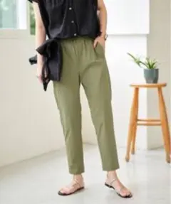 【美品】ジャーナルスタンダード　 追加2ナイロンストレッチパンツ　オリーブ38