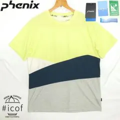 美品✨PHENIX ドライ 裏メッシュ マルチカラー Ｔシャツ a262のサムネイル