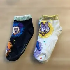 ディズニーリゾート キッズ靴下 中古 毛玉・汚れあり 洗濯済み　まとめ