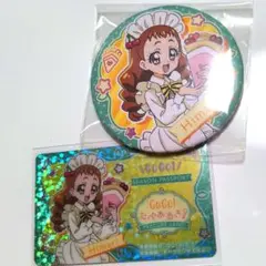 キュアカスタード 有栖川ひまり プリキュアランド パスポート 缶バッジ