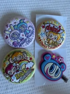 ナルミヤキャラクターズ 刺繍缶バッチ など まとめ売り