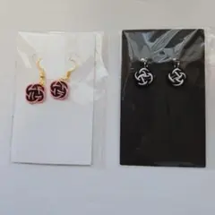 水引デザインピアス2個セット