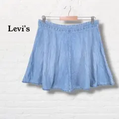 Levi's リーバイス☆デニムミニスカート ライトブルー【L】