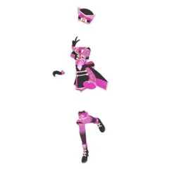アイプリバース　プリフォト　フルコーデ　ビリーブマーチブラックピンク