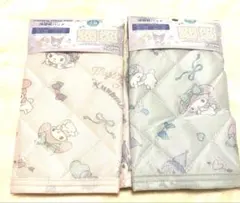 新品　マイメロディ　クロミ　冷感枕パッド2枚セット　ベビーピンクグレー　接触冷感
