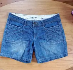 ROXY ロキシーデニムショートパンツ　Lサイズ 中古
