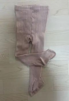 西松屋／リブ編み ベビータイツ