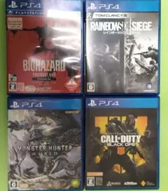 【セット】PS4 レインボーシックス シージ　ほか全４本