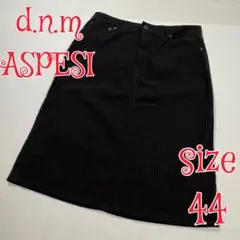 イタリア製　d.n.m ASPESI タイトスカート　ブラック　44のサムネイル