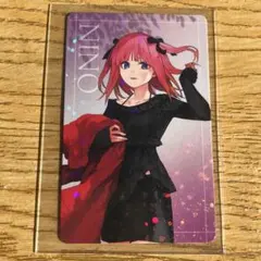 五等分の花嫁　GOTO AKIBA！　アトレ秋葉原　チェキ風カード　中野二乃