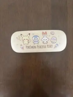 ポケモン ポケピース 眼鏡ケース クロスつき イエロー