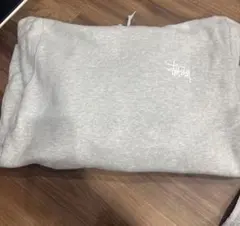 Stussy グレー フード付きパーカー