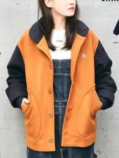 ブラウン ブルゾン