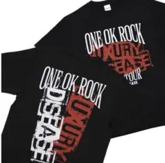 ワンオク　グラフィックTシャツ Lサイズ ONE OK ROCK グラフィックTシャツ Lサイズ ブラック