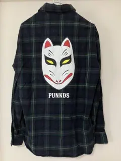 PUNKDRUNKERS パンクドランカーズ　キツネプリント　ネルシャツのサムネイル