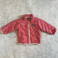 patagonia 花柄キルティングジャケット　6-12m 1歳70-80