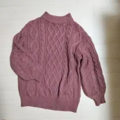 INGNI ケーブルニット タートルネック セーター