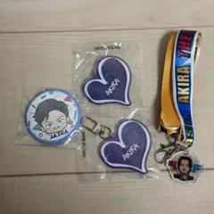 AKIRA ネックストラップ ネームキーホルダー 缶バッジ EXILE