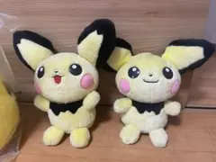 ポケモン ぬいぐるみ ピチュー　TOMY 兄弟　セットのサムネイル