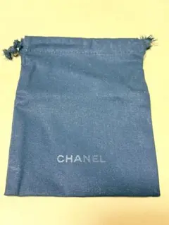 【新品未使用】CHANEL ブラック 巾着ポーチ