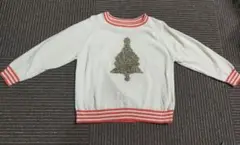 GROWN 長袖ニット　サイズ4 クリスマス　ツリー　ホリデー