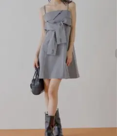 Chico レイヤードデザインスーツキャミワンピース