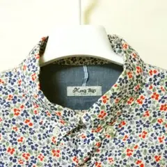 Men's Bigi メンズ花柄長袖シャツサイズ3