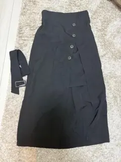 OLIVE des OLIVE ボタン付きスカート