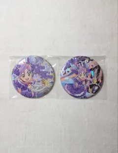 キミとアイドルプリキュア ドリームステージ 缶バッジ キュアキュンキュン 2種