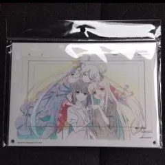 超かぐや姫！　ラフ原画　アクリルパネル　かぐや　酒寄彩葉　月見ヤチヨ