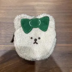 クマ型ボアポーチ 手のひらサイズ♡