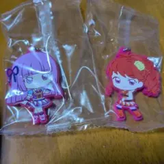 アイカツ　アクリルキーホルダー2体セット