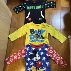 BABYDOLL 長袖Ｔシャツ 3点セット