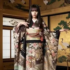 振袖フルセット　高身長　手描き友禅　成人式振袖　振袖　裄丈69 ➕サイズ