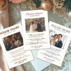 【写真入り】フォトサイン4枚セットNo.231 受付サイン　ウェルカムスペース